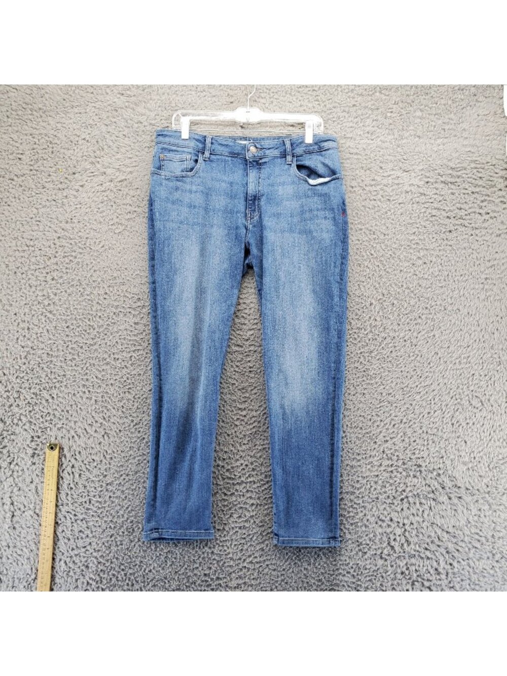 Warp + Weft Jeans Womens 32 Blue LAX Girlfriend Belle Denim
